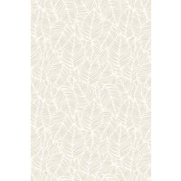 Zebra Leaf Linen 10m Wallpaper