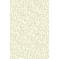 Zebra Leaf Soft Lime 10m Wallpaper