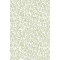 Zebra Leaf Olive 10m Wallpaper