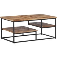 Berkfield Home Coffee Table 90x50x39 cm Solid Reclaimed Teak in Brown | Size: 90 x 50 x 39 cm
