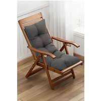 Living and Home 120cm Lx 40cm W Dark Grey Outdoor Tufted Bench Cushion Sofa Seat Pad | Size: 120 cm Lx 40 cm W