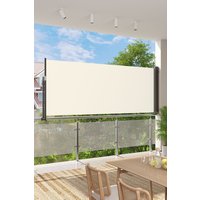 Living and Home 3m W x 1.4m D Retractable Side Awning in Beige