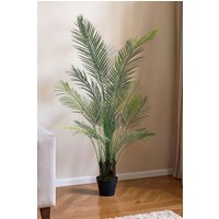 Living and Home 1.8m Faux Weeping Willow Tree in Pot in Green