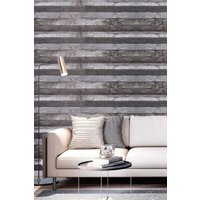 Living and Home 6M x 45Cm Warriner 3D Embossed Peel & Stick Wallpaper Roll in Brown | Size: 6M x 45 cm