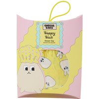 Cheesecake Women's Girls Shower Cap Yellow Kawaii Bunny