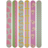 Cheesecake Women's Cat's Claws 6 Piece Nail File Set in Pink