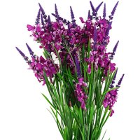 Pegdev Pack of 6 Pink Larkspur Stems 80cm Silk Flowers