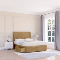 California Divan Bed Base Slate Naples 2 Drawers 12" Footboard & 26" Struts Headboard King