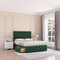 Watson Divan Bed Base 2 Drawers 12" Footboard & 26" Strutted Headboard King
