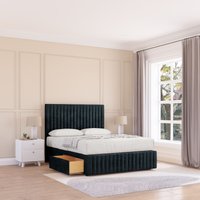 Madison Divan Bed Base 2 Drawers 12" Footboard & 26" Strutted Headboard King