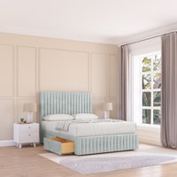 Madison Divan Bed Base No Drawers 12" Footboard & 54" Floor Standing Headboard King