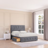 Cambridge Divan Bed Base 2 Drawers 12" Footboard & 54" Floor Standing Headboard King