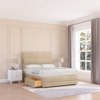 Monaco Bed Base 2 Drawers 12" Footboard & 54" Floor Standing Headboard Single