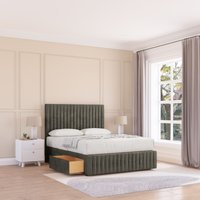 Madison Divan Bed Base 2 Drawers 12" Footboard & 54" Floor Standing Headboard Single