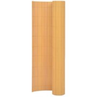Berkfield Home Double-Sided Garden Fence 110x300 cm Yellow