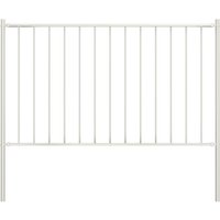 Fence Panel Posts Powder coated Steel 1.7x1.25 m
