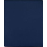 Berkfield Home Jersey Fitted Sheets 2 pcs Navy Blue 100x200 cm Cotton