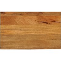 Berkfield Home Table Top Live Edge 60x20x3.8 cm Solid Wood Mango in Brown