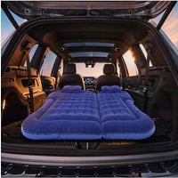 Living and Home Car Air Mattress with Pillows in Blue