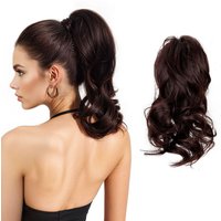 One piece Claw Clip Wavy Ponytail Hair Extension