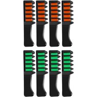 Living and Home Women's 8Pcs Temporary Bright DIY Hair Color Chalk Comb Set
