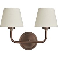 Albany Double Wall Light Natural Cotton Shades