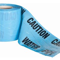 Pegdev High Visibility Underground Detectable Warning Tape Water 150mm x 22m Durable & Rot Resistant in Blue