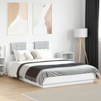 Berkfield Home Bed Frame without Mattress White 140x200 cm