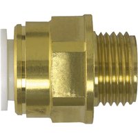 Brass Coupler 10mm X 1 2" Male BSP