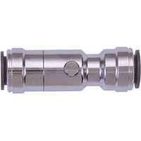 Chrome Service Valve 10mm