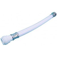 John Guest White PVC Hose 500mm - 22mm X 3/4" TC (Pack Of 2)