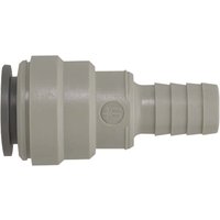 John Guest 15mm Female to 1/2" (12mm) Hose Connector Male Barb NC448 Motorhome/Caravan in Beige
