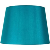 Traditionally Designed Drum Lamp Shade Sleek Faux Silk Fabric inches