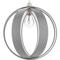 Modern Faux Silk Fabric Cocoon Globe Design Ceiling Pendant Light Shade