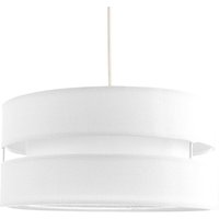 Contemporary Linen Fabric Triple Tier Ceiling Pendant Light Shade inches