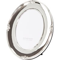 Traditional Oval Plated 5 x 7 Single Picture Frame Lacquer Coated