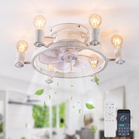 Ceiling Fans Lights 52cm 6 Lights