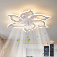 7 Blade Dimmable LED Reversable Ceiling Fan 83cm