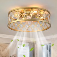 4 Lights Caged Ceiling Fan Lights