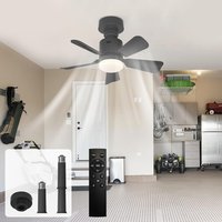 Dimmable LED Screw Ceiling Fan Light Bedroom 45 cm