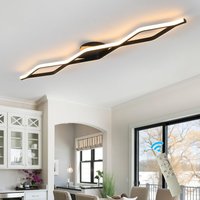 Dimmable LED Flush Mount Linear Ceiling Light
