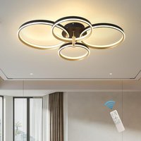 LED Ceiling Light Flush Mount Ceiling Lights Dimmable Metallic