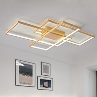 Dimmable LED Ceiling Light 70W Square Acrylic Modern Simple Design Fixture