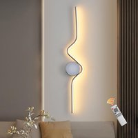 Modern LED Wall Light Remote 3 Colors Dimmable Wall Sconces