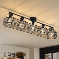 5 Light 110cm Farmhouse Metal Dimmable Flush Mount
