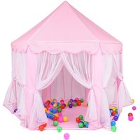 Living and Home Large Fairy Play House Indoor Tent for Kids in Pink