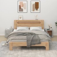 Berkfield Home Bedside Cabinets 2 pcs Concrete Grey 50x39x47 cm | Size: 50 x 39 x 47 cm