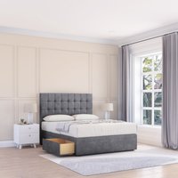 Alabama Divan Bed Base No Drawers & 26" Struts Headboard King