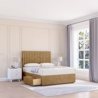 Manhattan Divan Bed Base No Drawers & 26" Struts Headboard Super King