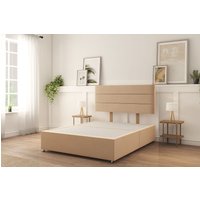 Texas Divan Bed Base No Drawers & 26" Struts Headboard Double